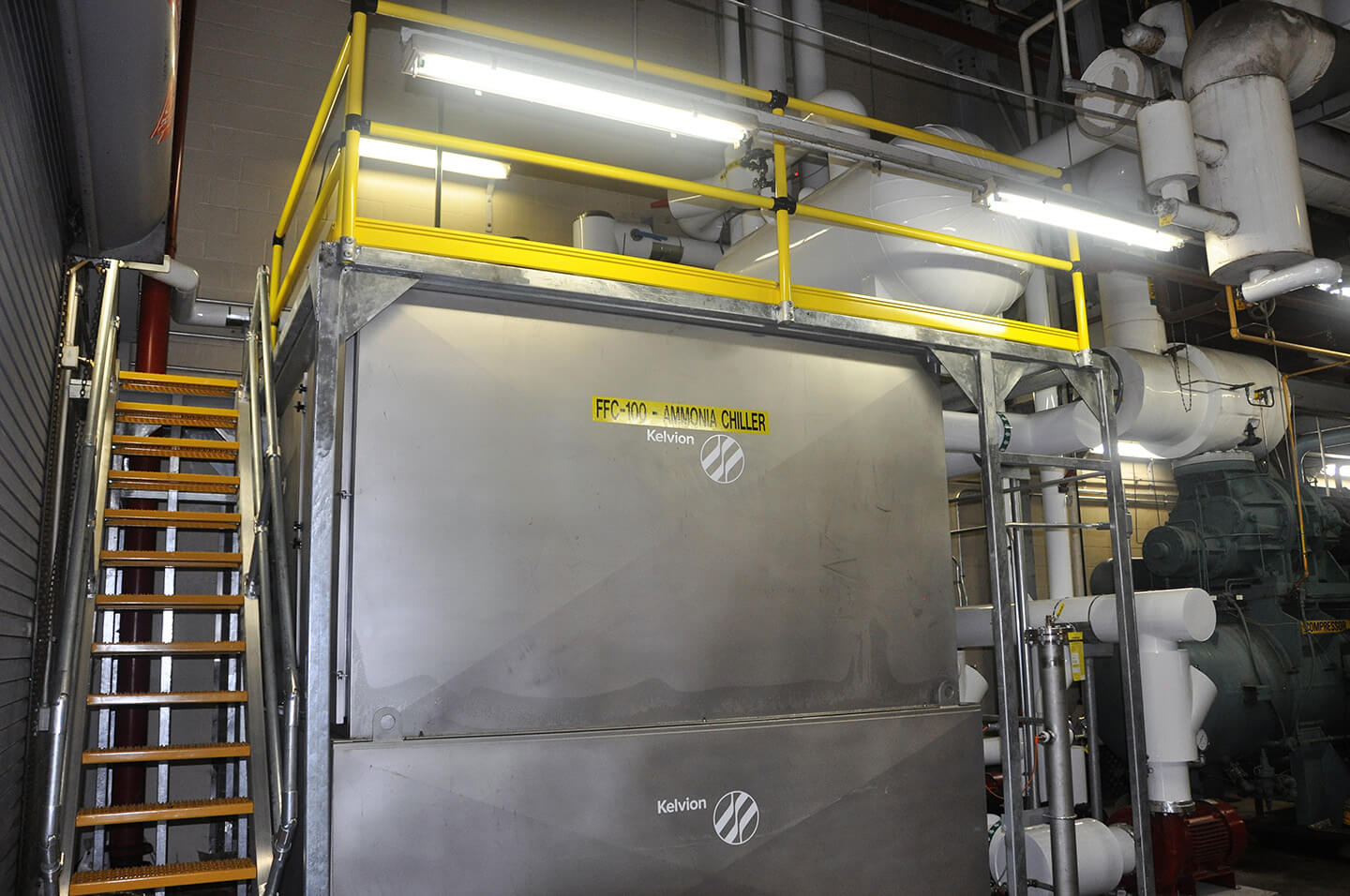 Falling Film Chiller Installation Bakery Facility